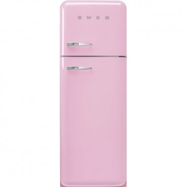 SMEG FAB30RPK5 felüfagyasztós retro hűtő, 172 cm, 222+72 liter, 0°zóna, jobbos, rózsaszín