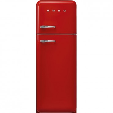 SMEG FAB30RRD5 felüfagyasztós retro hűtő, 172 cm, 222+72 liter, 0°zóna, jobbos, piros