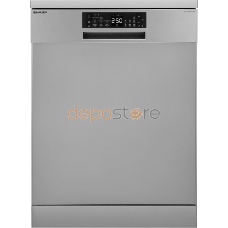 Sharp QW-NA25GF44BS Szabadonálló mosogatógép, 14 terítékes, B energiaosztály