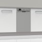 Sharp QW-HS12U47ES Pult alá építhető keskeny mosogatógép, 10 teríték - festett ajtó lemez
