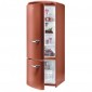 Gorenje RK60319OCR-L A++ kombinált, alul fagyasztós retró hűtőszekrény, terrakotta színben, balos