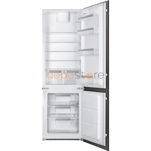 Smeg C7280F2P1 beépíthető hűtőszekrény, A++, 177 cm (Hűtők)