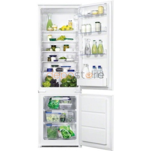Zanker KNLK18FS1 Beépíthető hűtőszekrény, 178 cm