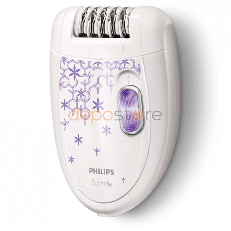 Philips epilátor HP6421/00, vezetékes használat, 2 sebesség, tároló, tisztító kefe, érzékeny terület kiegészítő,