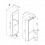 AMICA EKGC16167 Beépíthető kombinált hűtőszekrény, A+, 177,3 cm