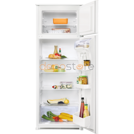 Zanker KBT23001SB A++ beépíthető felülfagyasztós hűtőszekrény 144 cm (Hűtők)