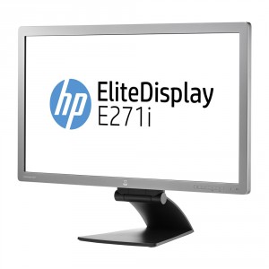 LCD HP 27" E271i; black/gray, B+;1920x1080, 1000:1, 250cd/m2, VGA, DVI, DisplayPort, USB Hub, AG