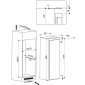 Bauknecht KVI11211/1A+ Beépíthető hűtő 122 cm kis fagyasztóval