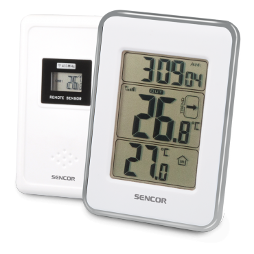 SENCOR SWS 25 WS hőmérő vezeték nélküli hőérzékelővel