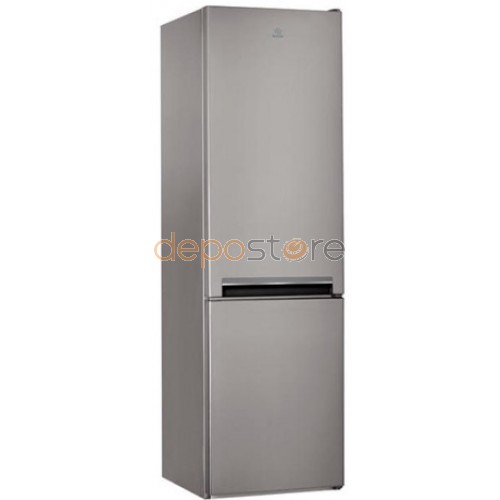 Indesit LI9 S1Q X alulfagyasztós hűtőszekrény, A+, 188 cm