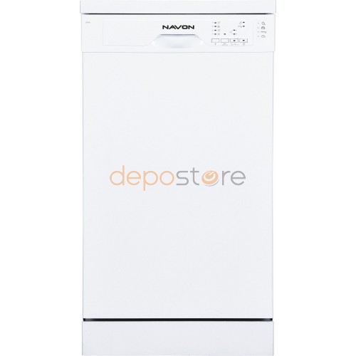 NAVON DW45 szabadonálló mosogatógép, A++ Fehér, 45 cm 10 terítékes