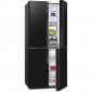 Gorenje NRM818EMB SBS hűtőszekrény, 4 ajtós, 394 liter, Inverter, Multiflow