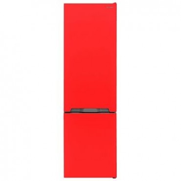 Sharp SJ-BA05IMXRE Alulfagyasztós Piros NoFrost hűtőszekrény, 194 liter, A++, 180 cm