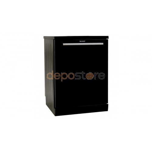 Sharp QW-D41f452B Szabadonálló mosogatógép, A++, 60 cm, 15 teríték, fekete
