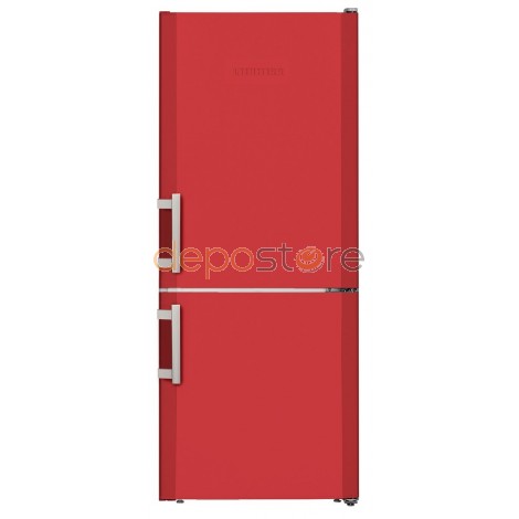 Liebherr CUfr 2331-20 001 piros kombi hűtő 137 cm