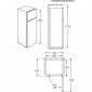 Electrolux LTB1AF28U0 felülfagyasztós hűtő 161 cm 244 liter