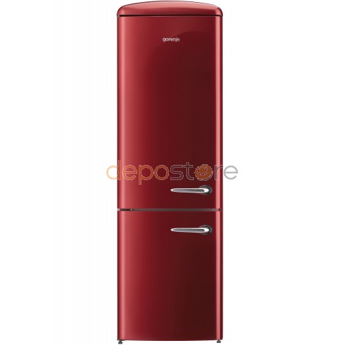 Gorenje ORK193R-L A+++ Retro Kombinált hűtő Piros