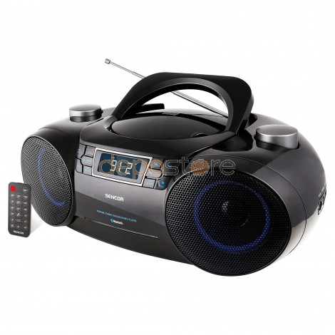 Sencor SPT 4700 Rádió CD/MP3/USB/SD/Bluetooth/AUX Fekete
