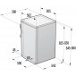 Gorenje RB3092ANW A++ belső fagyasztós pultmagas egyajtós hűtőszekrény 118l 