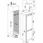 Hotpoint BCB70301AA Beépíthető Kombi hűtő 178 cm szépséghibás