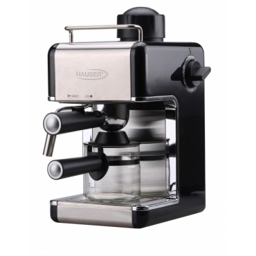 Hauser CE-929B Presszó Kávéfőző Fekete 4 csésze 800W