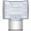 Samsung RF62HERS Side-by-Side Hűtőszekrény 182cm 423 Liter Inox NoFrost